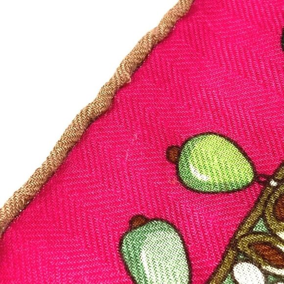 HERMES Maharaja's Jewelry Calle Jean 140 Large format shawl Stole / Shawl Scarf - Picture 7 of 11